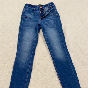 Refuge Skinny Jeans Super High Rise Waist - Size 0